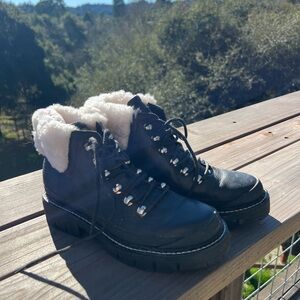 Cozy Black Fur-Lined Boots